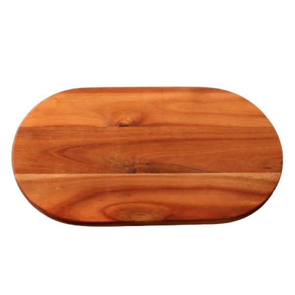 Kuvings Acacia Wood Oval Kitchen Serving and Cutting Charcuterie Board