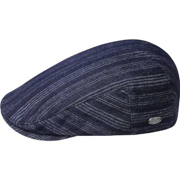 Bailey Mens Gulick Ivy Flat Cap Hat - Navy L