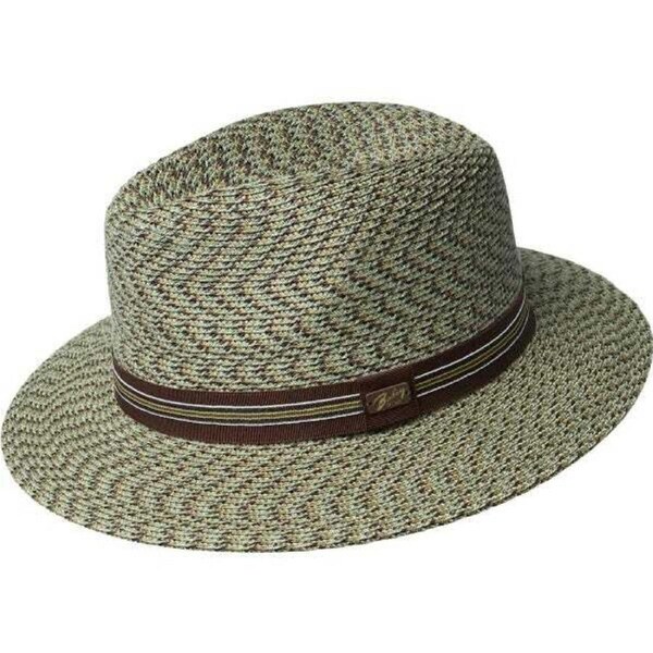 Bailey Mens Westfield Paper Straw Hat Fedora - Camo L