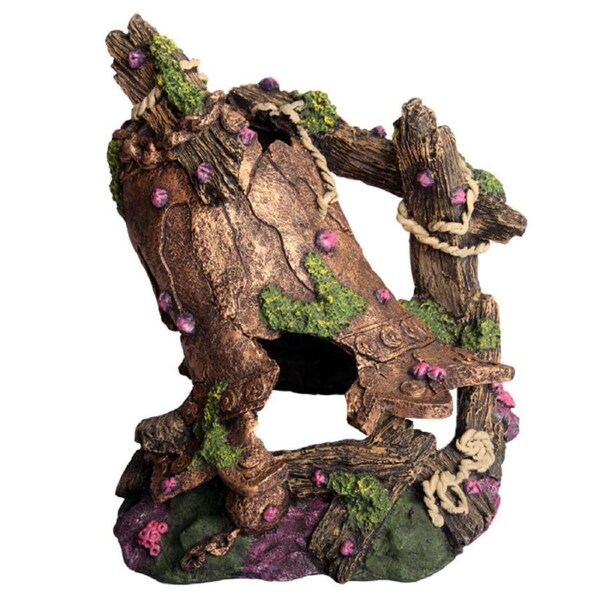 Aqua One Ruined Bronze Bell L Ornament (36934)