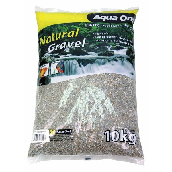 Aqua One Natural Gravel Gold Mix 10kg (12223)