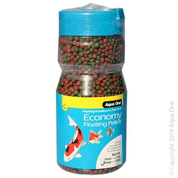 Aqua One Economy Pellets 2mm 100g (11587)