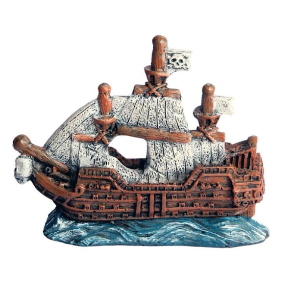 Aqua One Mini Pirate Ship Ornament (36966)