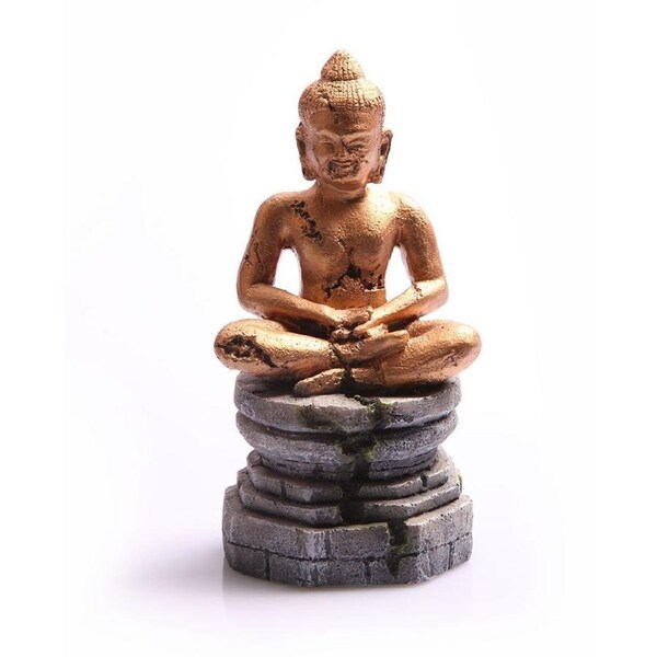 Aqua One Meditating Buddha Gold Ornament (36853)