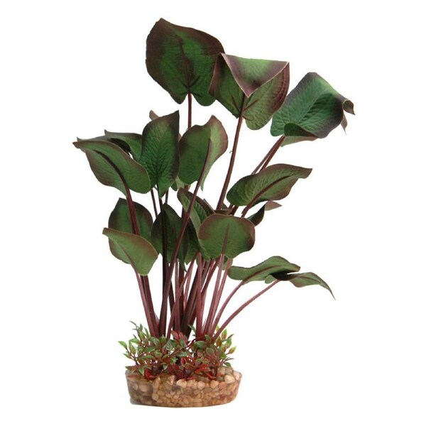 Aqua One Silk Plant Radican W/Gravel Base - Large (29070)