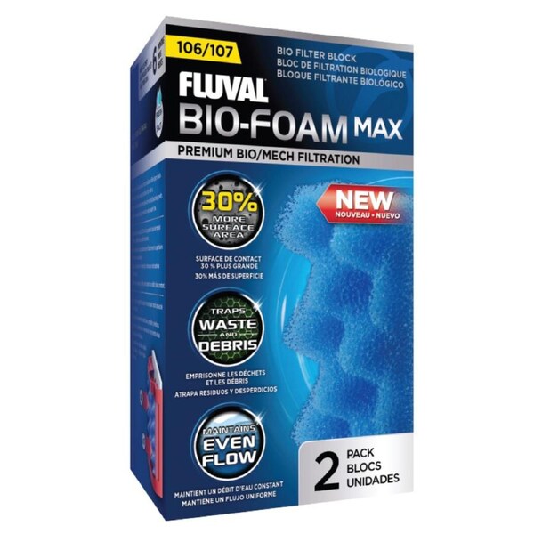 Fluval 105/106/107 Bio Foam MAX (2pk) (A-187)