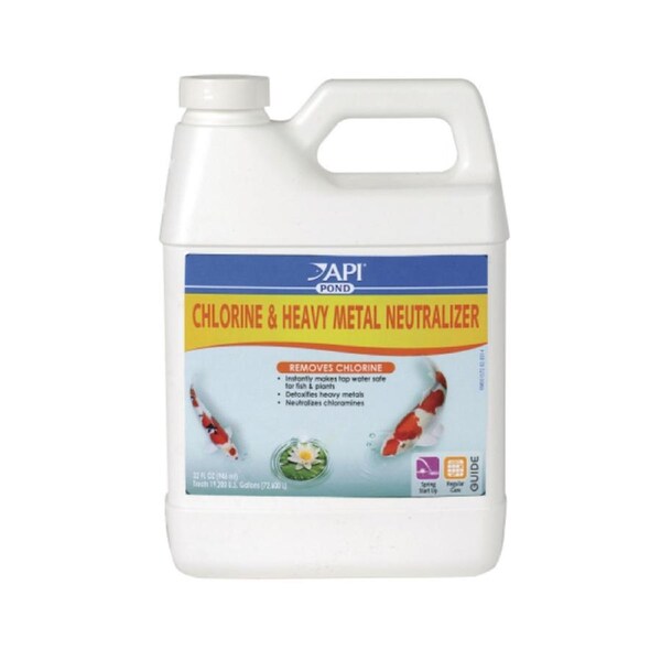 API Pond Chlorine & Heavy Metal Detoxifier 946mL (141G)