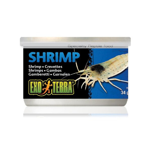 Exo Terra Canned Shrimp 34g Reptile Lizard Food (PT3542)