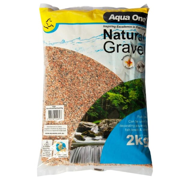 Aqua One Natural Gravel Red Sand 2kg (12207)