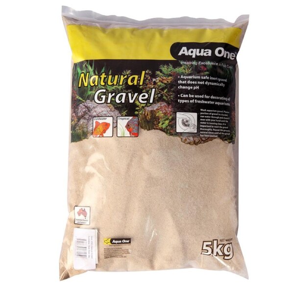 Aqua One Natural Gravel River Sand Australia 5kg (12325)