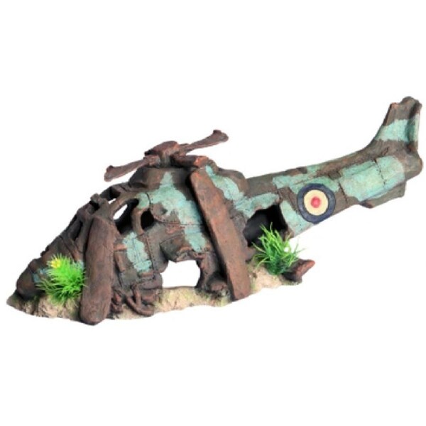 Aqua One Ruined Helicopter XL Ornament (36979)