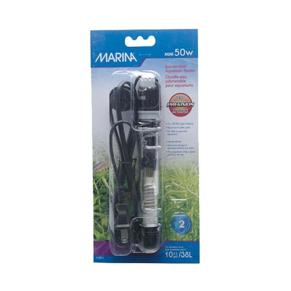 Marina Submersible Pre-Set Heater 15cm 50w (11231-AUS)