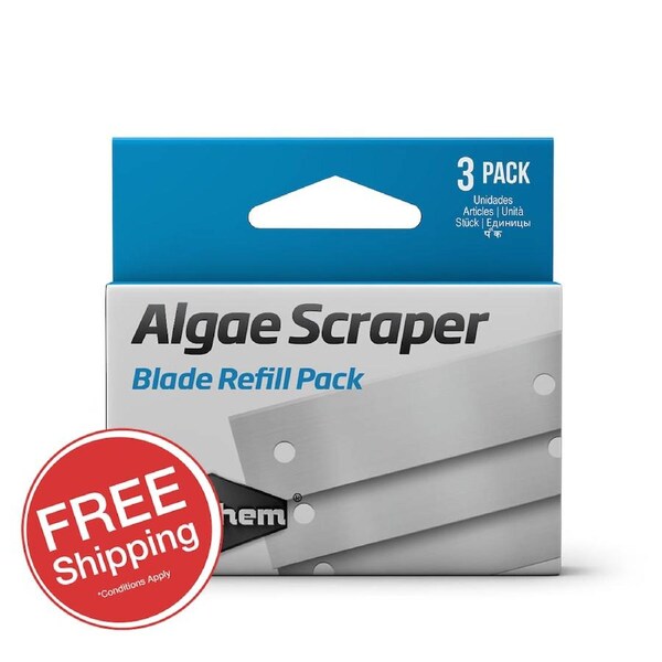 Seachem Algae Scraper 3 in 1 Replacement Blades (3pk) (SC3212)