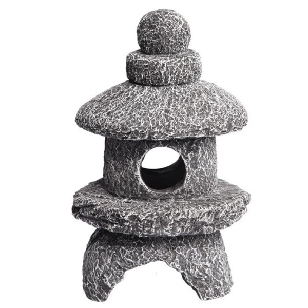 Aqua One Stone Lantern Ornament (36939)