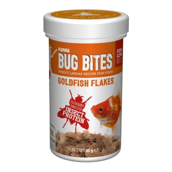 Fluval Bug Bites Goldfish Flakes 18gm (A7338)