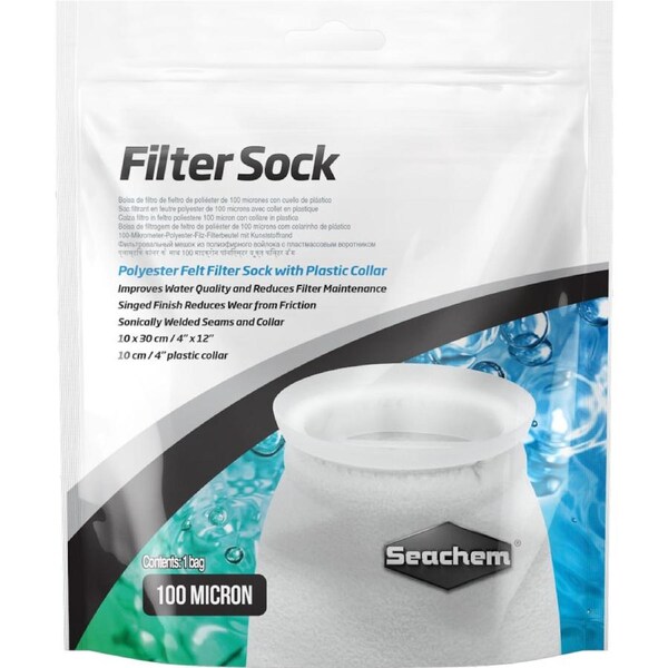 Seachem Filter Sock 100 Micron 10x30cm (SC1551)