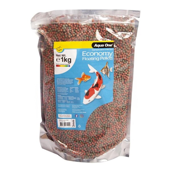 Aqua One Bulk Economy Pellet Food 3mm 1kg (11747)