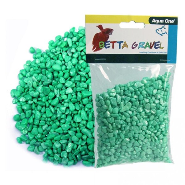 Aqua One Betta Gravel Metallic Green 350g (12236)