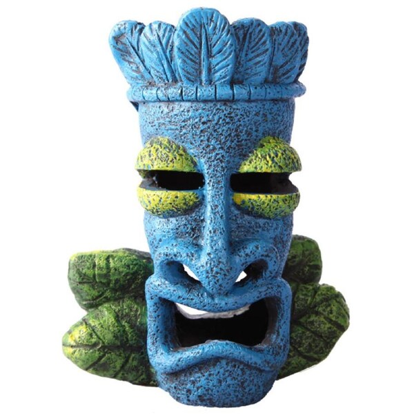 Aqua One Tiki Head Medium Ornament 11x6.5x14.5cm (36984)