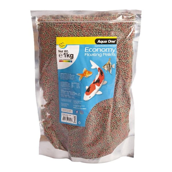 Aqua One Bulk Economy Pellet Food 2mm 1kg (11746)