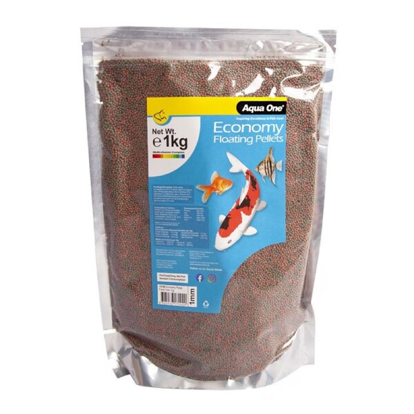Aqua One Bulk Economy Pellet Food 1mm 1kg (11745)