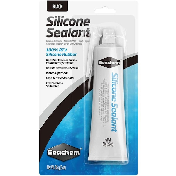 Seachem Silicone Sealant/Adhesive Black 85g (SC3129)