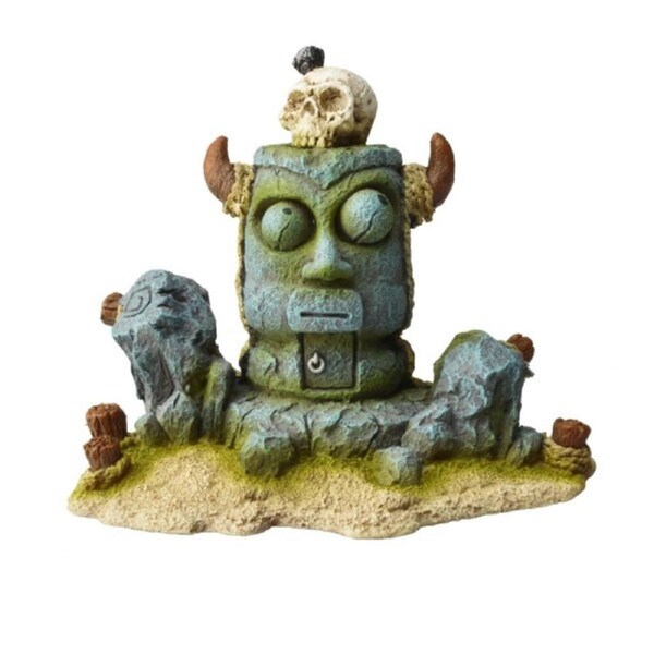 Bioscape Viking Tiki Statue w/ Skull 13.5x10.5cm (BIS312)