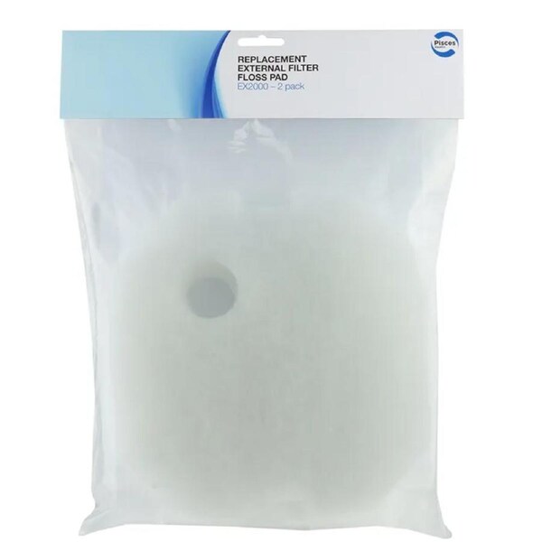 Pisces Aquatics Ex2000 Canister Floss Pad 2pk (PA1192)