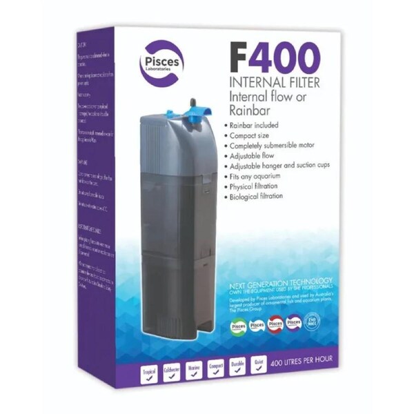 Pisces Aquatics Internal Filter F400 - 400L/H (LAB107)