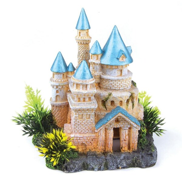 Kazoo Castle W/Plants & Blue Roof (18703)