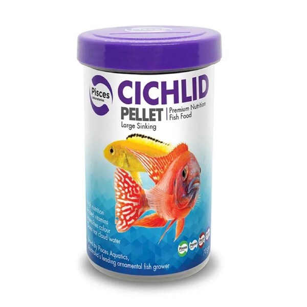Pisces Aquatics Cichlid Pellet Large 70G (LAB227)