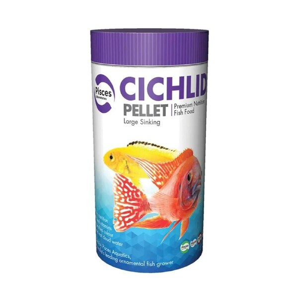 Pisces Aquatics Cichlid Pellet Large 320G (LAB229)
