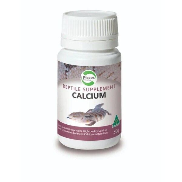 Pisces Aquatics Reptile Calcium Powder 50G (LAB2002)