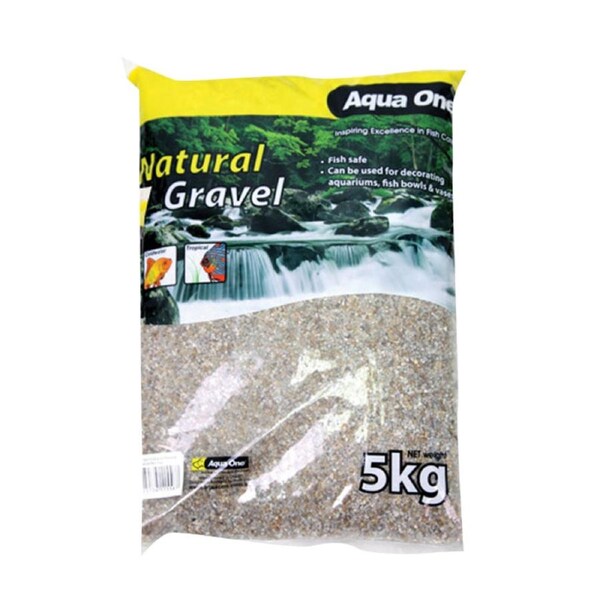 Aqua One Natural Gravel Gold Mix 5kg (12213)