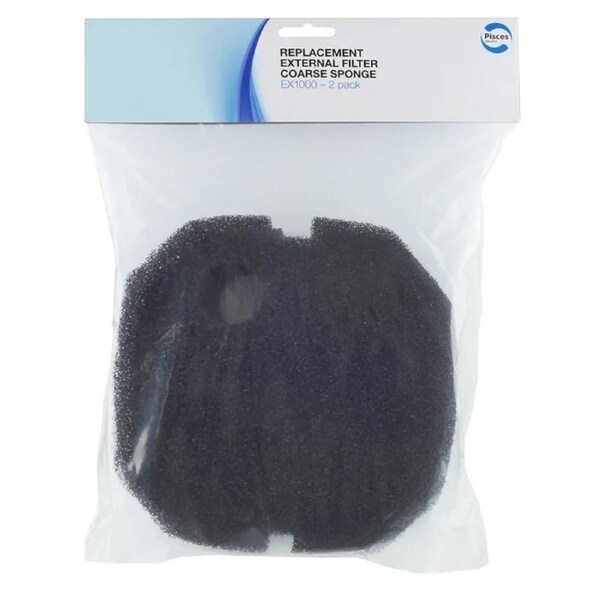 Pisces Aquatics Ex1000 Canister Course Sponge 2pk (PA120) | Woolworths