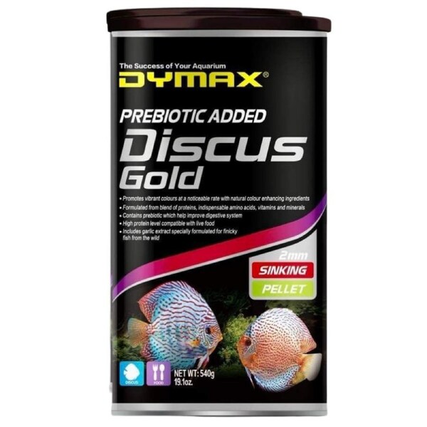 Dymax Discus Gold Sinking Pellets 540g (DM458)
