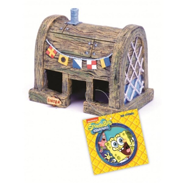 Penn-Plax SpongeBob Squarepants Krusty Krab Home Ornament Large (SBAR22)