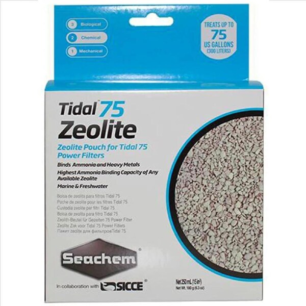 Seachem Tidal 75 Zeolite - 250ml bagged