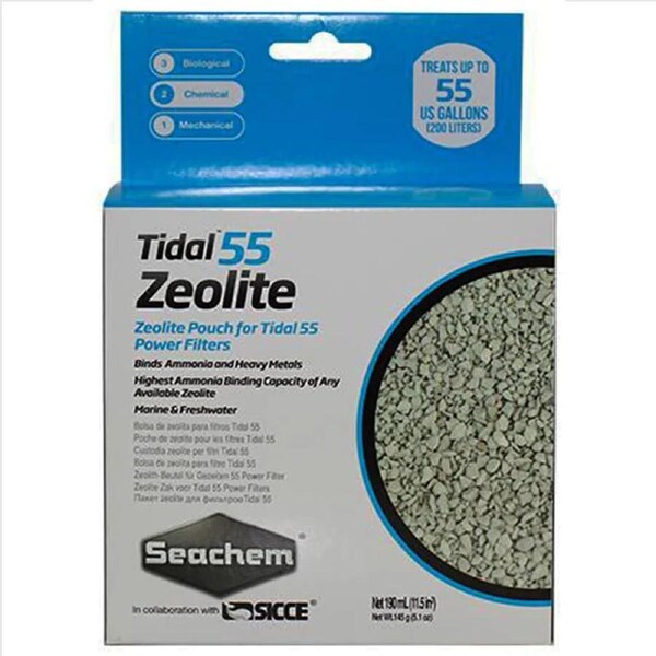 Seachem Tidal 55 Zeolite - 190ml bagged