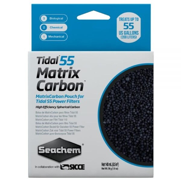 Seachem Tidal 55 Matrix Carbon - 140ml bagged