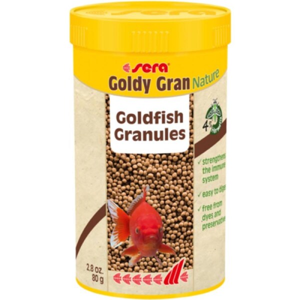 Sera Goldy Gran Nature Goldfish Granules Food - 80g (00862)