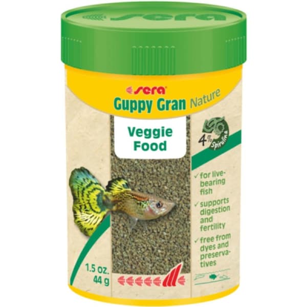 Sera Guppy Gran Nature Veggie Food - 44g (00710)