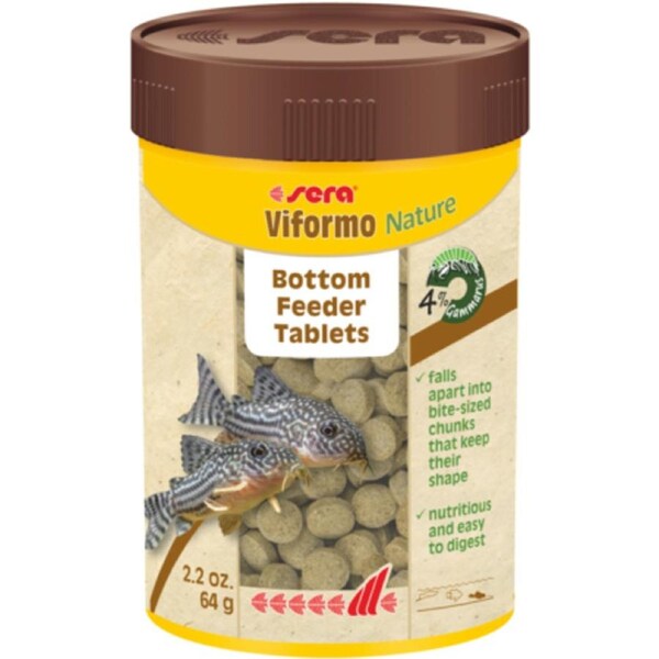Sera Viformo Nature Bottom Feeder Tablets - 64g (00540)