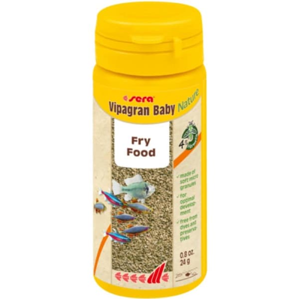 Sera Vipagran Baby Nature Fry Food - 24g (00700)