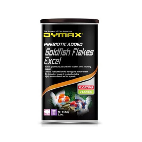 Dymax Goldfish Excel Floating Flakes 150g (DM561)