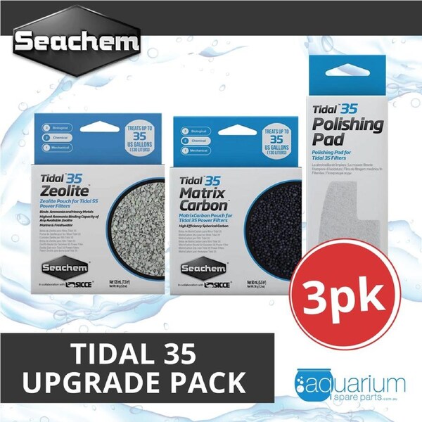 Seachem Tidal 35 Upgrade Pack (3pk)