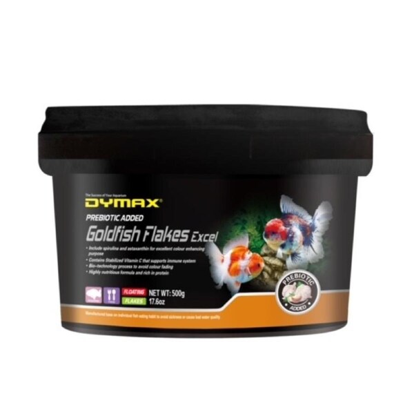 Dymax Goldfish Excel Floating Flakes 500g (DM562)