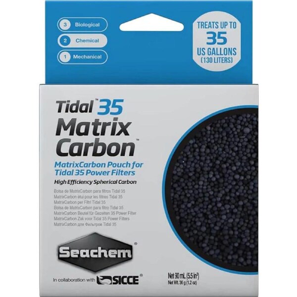 Seachem Tidal 35 Matrix Carbon - 90ml bagged