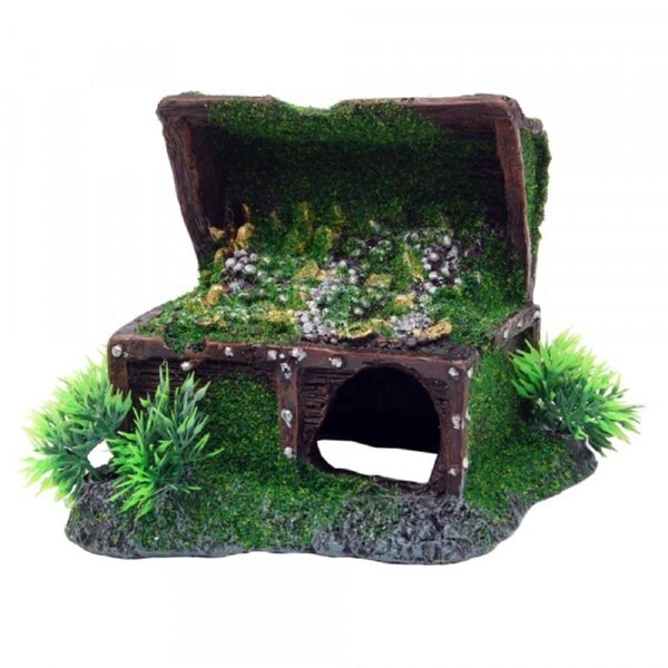 Bioscape Moss Treasure Chest Ornament 16x14cm (BIS367)