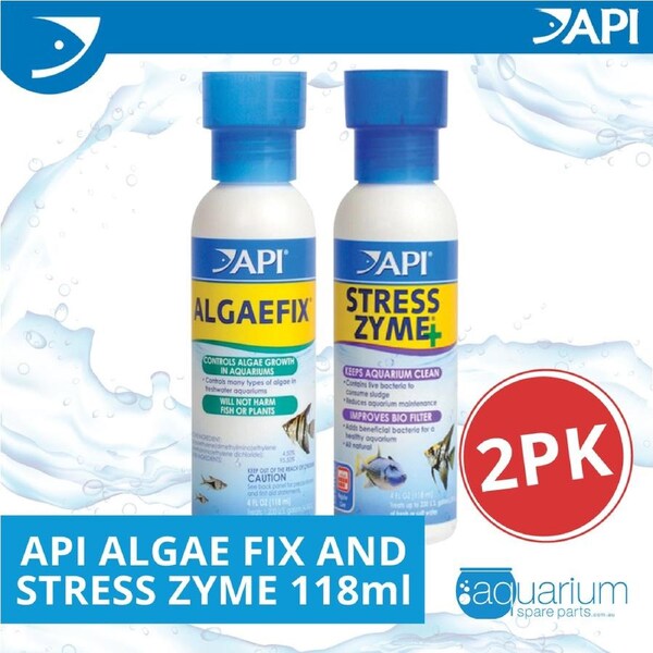 API Algae & Stress Zyme Kit 118mL (2 pack)